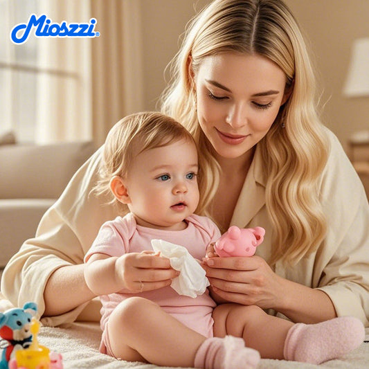 Mioszzi baby wet wipes are a versatile tool for the family because of their gentle, non-irritating, and soft texture.