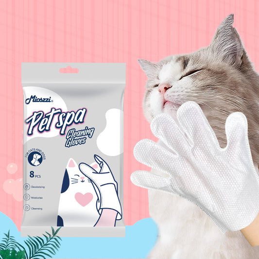 Mioszzi Pet Glove Wet Wipes, a cleaning product specially designed for pets