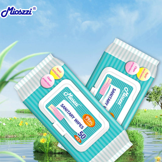 Mioszzi alcohol-free sanitary wipes can indeed be used for cleaning clothes in appropriate situations, especially for quickly addressing small areas or localized stains and odors.