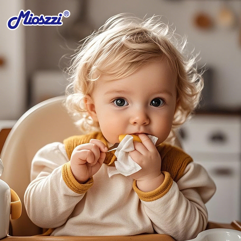 Mioszzi baby wipes excel over regular wipes in terms of ingredients, usage, safety, and design, making them more suitable for cleaning and caring for baby skin.