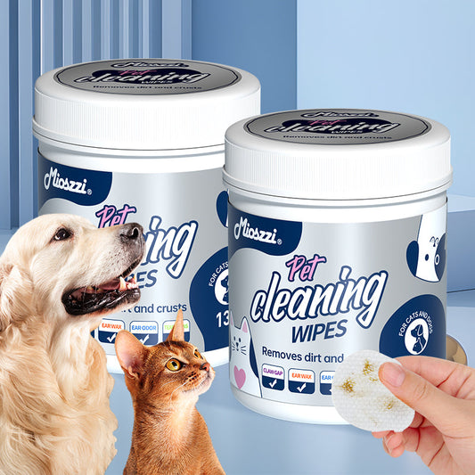 Mioszzi Round Pet Wet Wipes are easy to use,