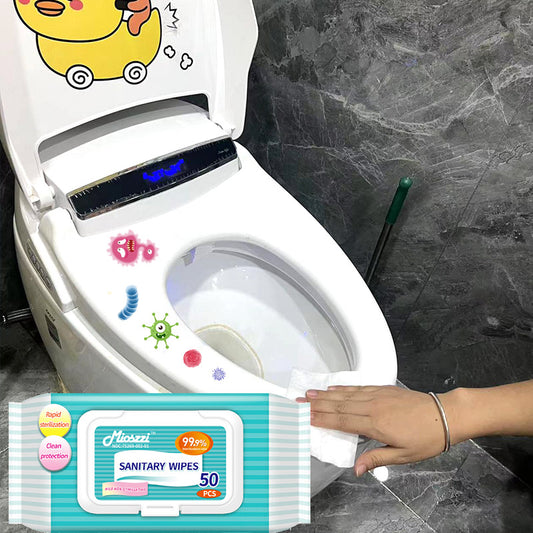Alcohol-free Mioszzi sanitary wipes may use more environmentally friendly raw materials and production processes, reducing their impact on the environment.