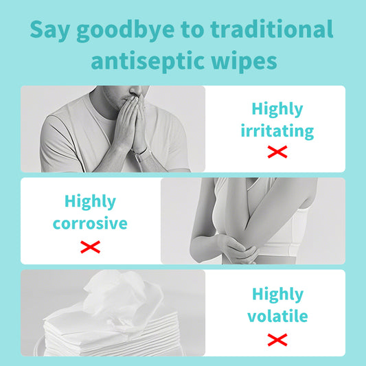 1. Water-based hygienic wipes, clean the skin while moisturizing it.
2. Selected formula, effectively reduces skin irritation, suitable for wiping the body and private parts.
3. Antibacterial disinfectant wipes, kill bacteria, remove stubborn stains, remove 99.9% of allergens on the surface, and effectively reduce the number of bacteria.
4. Hygienic wipes have a cleaning ability 3 times stronger than ordinary paper towels.
5. Mioszzi travel-sized hygienic wipes, 50 pieces per pack, affordable.