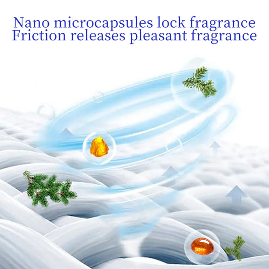 1. Powerful function, effective softening of fabrics, anti-static.
2. Hypoallergenic formula, safe to use for sensitive skin.
3. Laundry freshener that stays away from odor troubles.
4. Colloidal microcapsule technology, rubbing clothes to keep fragrance for a long time.
5. Large package suitable for home use, large quantity and affordable price.