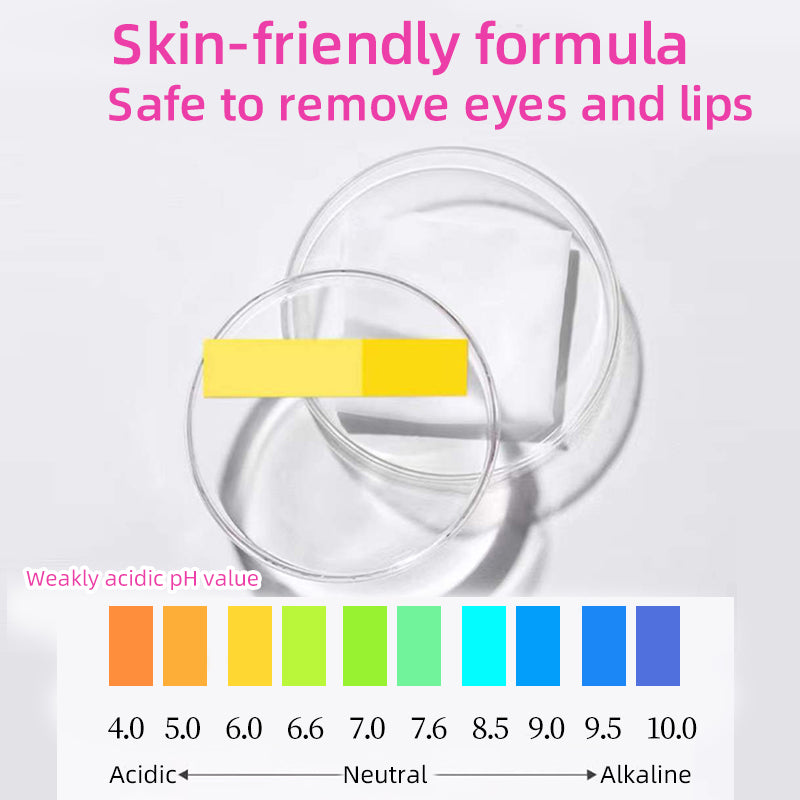 1. Suitable for a wide range of people, suitable for sensitive skin, aging skin.
2. Plant-based wipes, gentle and non-irritating.
3. No dyes, artificial fragrances, safer to use.
4. Simple makeup remover wipes, gently clean the skin and remove waterproof makeup.
5. Mild weak acid formula, maintain skin PH balance.