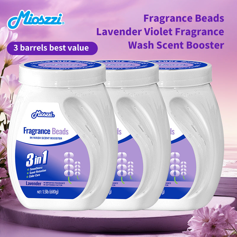 1、1.5lb large barrel for family use, large quantity and affordable.
2、Smoothness、scent retention and color care three effects in one.
3、Effectively prevent the clothing from clumping, remove static electricity and help the clothing to restore its natural elasticity and softness to the skin.
4、The fragrance of lavender and violet, makes clothes Long-lasting fragrance.
5、Safe on all washing machines and safe on all fabrics.