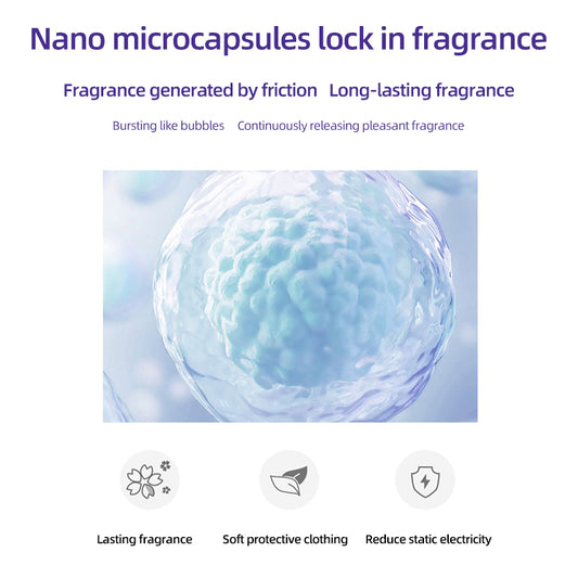 1. Powerful function, effective softening of fabrics, anti-static.
2. Hypoallergenic formula, safe to use for sensitive skin.
3. Laundry freshener that stays away from odor troubles.
4. Colloidal microcapsule technology, rubbing clothes to keep fragrance for a long time.
5. Large package suitable for home use, large quantity and affordable price.