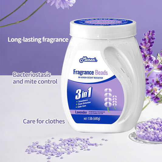 1. Laundry fragrance enhancer beads that can be used as air freshener.
2. Fragrance enhancer beads that effectively remove room odors.
3. Air freshener and home fragrance for house, car or gym.
4. Material-friendly formula, safe for pet families.
5. 1.5 lb bucket, suitable for home use, large quantity and affordable price.
