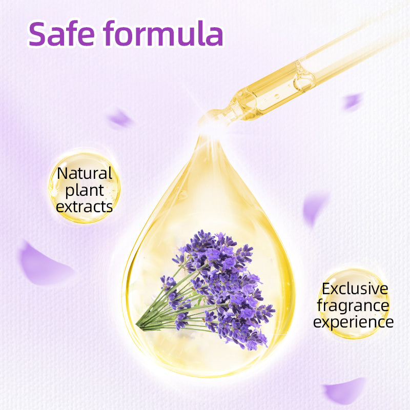 1. Powerful, effectively softens fabrics and reduces static electricity.
2. Hypoallergenic formula, safe for sensitive skin.
3. Laundry freshener that stays away from sweat and odor troubles.
4. Colloidal microcapsule technology, rub clothes and rub to produce fragrance.
5. Large packaging is suitable for home use, affordable, and relieves olfactory fatigue.
