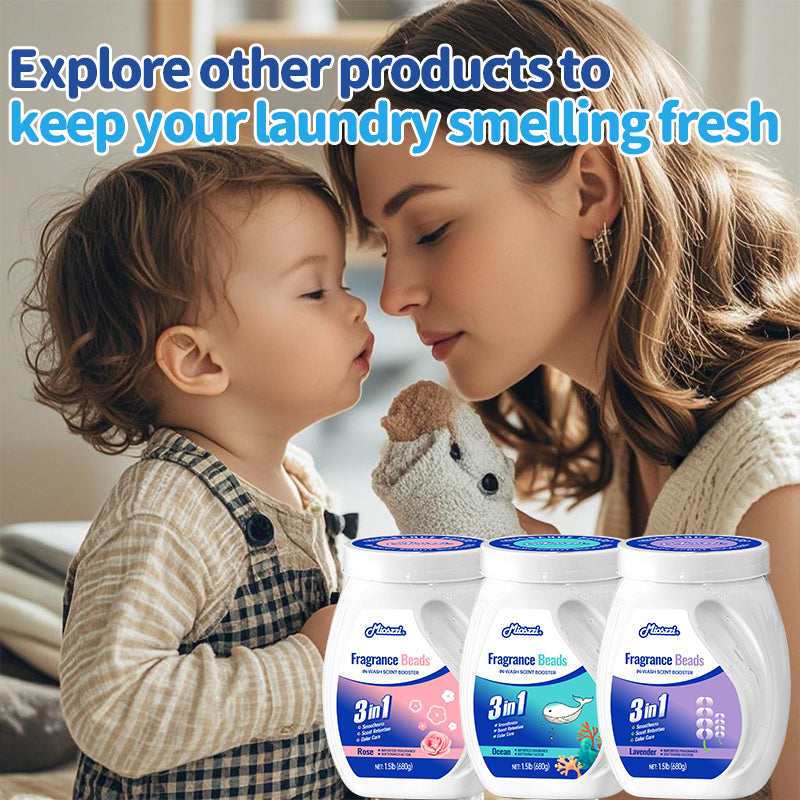 1. Laundry fragrance enhancer beads that can be used as air freshener.
2. Fragrance enhancer beads that effectively remove room odors.
3.Available in three scents: ocean, lavender and cherry blossom, with long-lasting fragrance.
4. Air freshener and home fragrance for house, car or gym.
5. Material-friendly formula, safe for pet families.
6. 1.5 lb bucket, suitable for home use, large quantity and affordable price.