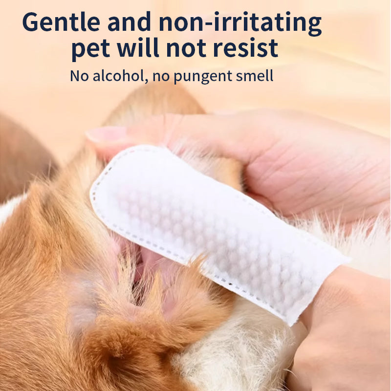 1. Water-based wipes, super absorbent, moisturizing pet skin.
2. Plant-based non-woven fabric, super thick and ultra-soft, tear resistant.
3. Deodorant wipes to effectively remove unpleasant odors.
4. Hypoallergenic formula, safe for cats and dogs.
5. Clean paws and skin, canned beauty finger wipes.