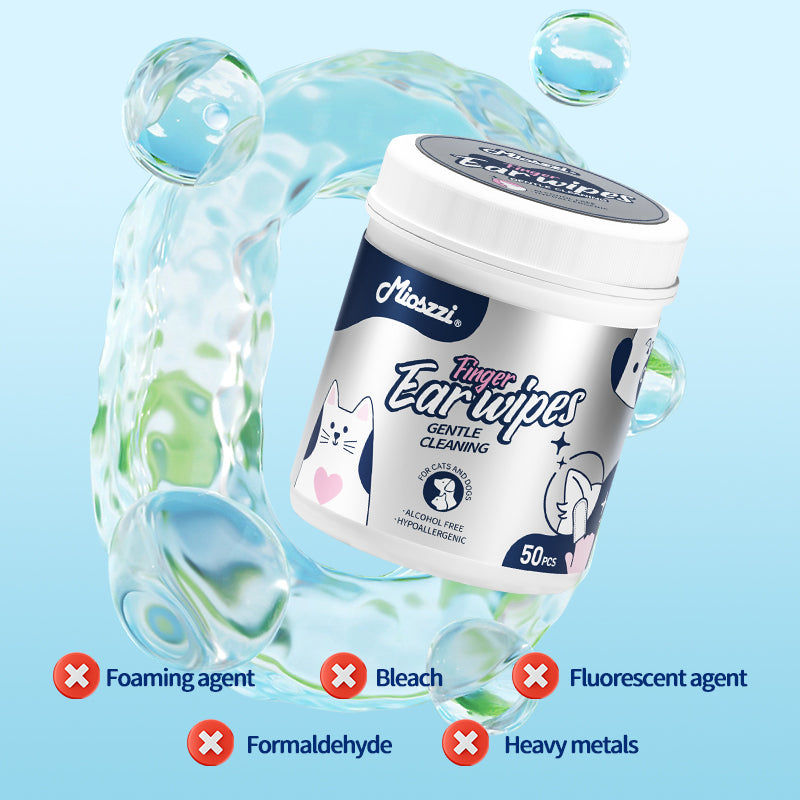 1. Universal wipes that can be used to clean skin and hair.
2. Pure water wipes, mild formula, hypoallergenic, safe for sensitive skin.
3. Antibacterial and deodorant wipes to effectively reduce dog dander and remove dirt and bacteria.
4. Bucket wipes don't leak easily, keeping pets fresh during travel.
5. Widened and enlarged finger wipes make it easier to clean.