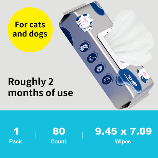 1. General-purpose wipes, designed for daily cleaning of pets, suitable for skin and hair care.
2. EDI pure water formula, mild and hypoallergenic formula, safer for sensitive skin.
3. Inhibit bacterial growth, significantly reduce dandruff production, and deepen decontamination more thoroughly.
4. Double-layer sealing design, leak-proof and moisture-locking, keep pets fresh for a long time during long journeys.
5. The larger and thicker single piece covers an area of 30%, the pearl pattern enhances fri