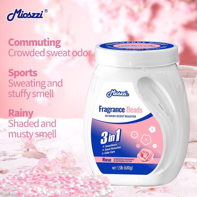 1. Powerful, effectively softens fabrics and reduces static electricity.
2. Hypoallergenic formula, safe for sensitive skin.
3. Laundry freshener that keeps away from sweat and odor troubles.
4. Colloidal microcapsule technology, rub clothes to produce fragrance.
5. Large packaging is suitable for home use, affordable, relieves olfactory fatigue.
