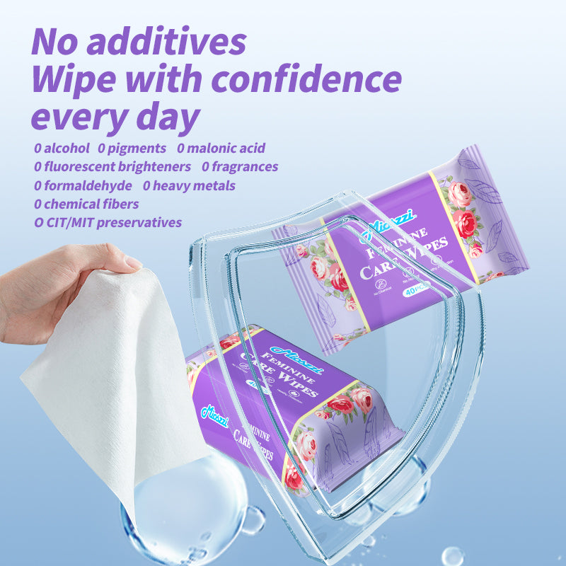 1. EDI pure water wipes, soothes and moisturizes the skin.
2. Gentle and safe, paraben free and alcohol free, friendly to sensitive skin.
3. Hypoallergenic formula, gentle and non-irritating.
4. Multi-purpose, very suitable for cleaning during menstruation and after long activities.
5. Small package design, convenient for travel.