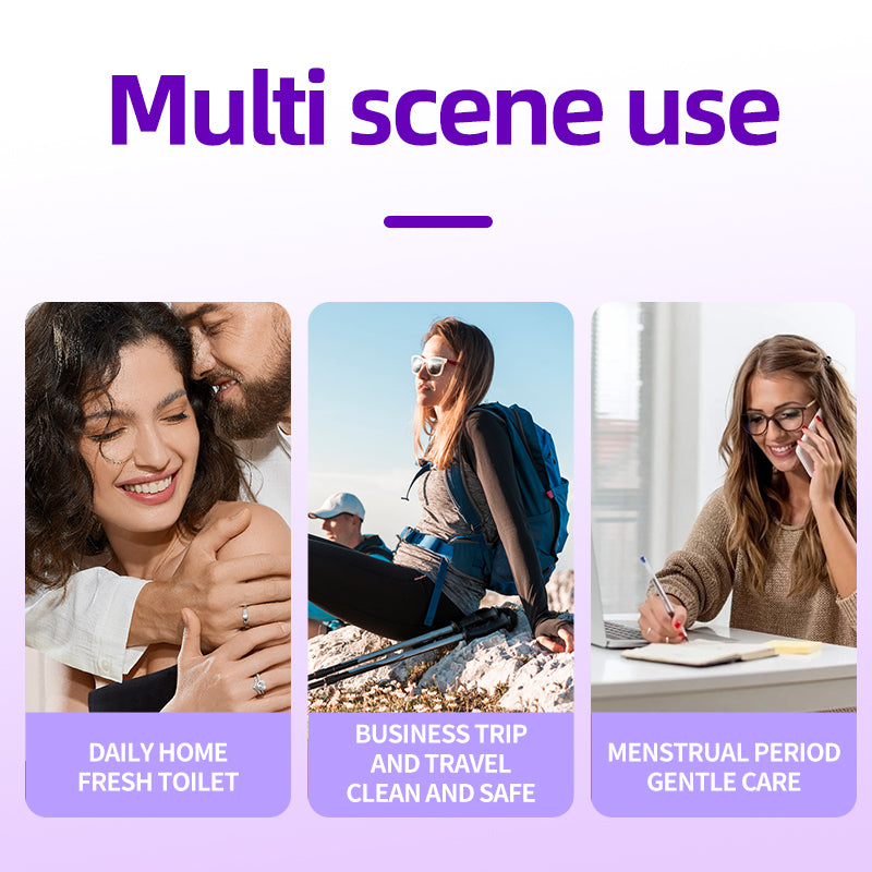 1. Mild and weakly acidic, does not destroy immune balance.
2. Gentle formula without chemical additives, fragrance-free and non-irritating.
3. Super soft non-woven fabric, edelweiss-like skin-friendly touch.
4. Multi-purpose, suitable for cleaning during menstruation and after intimacy.
5.Deodorant body wipes effectively eliminate dirt, grime and sweat.
6. It can be easily put into pockets or bags when you go out without taking up space.