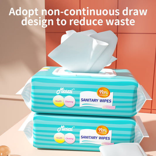 1. Safe, non-toxic, paraben-free formula.
2. Deodorizing wipes for wiping the body and private parts after exercise and fitness.
3. Disinfecting wipes quickly eliminate bacteria, germs and even kitchen grease on surfaces at home.
4. Multi-purpose wipes for kitchen counters, appliances, bathrooms, children's toys.
5. Ready-to-use gentle cleaning wipes, large packaging suitable for travel.