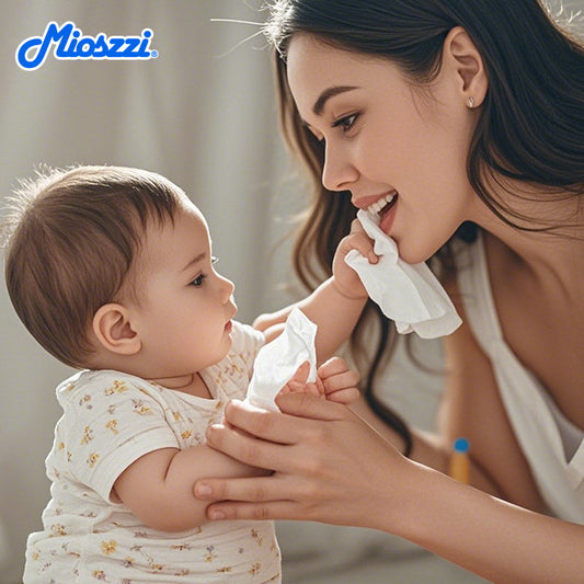 Mioszzi Baby Wet&nbsp;Wipes are naturally moisturizing, soothing, and anti-inflammatory with aloe vera extract,