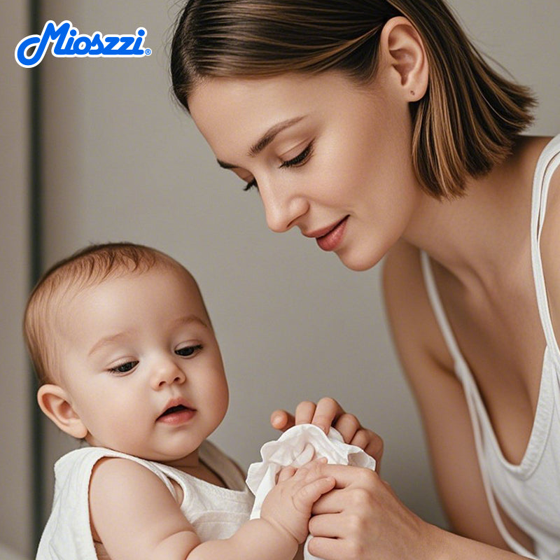 Mioszzi baby wet wipes are specially designed for sensitive skin or newborn babies