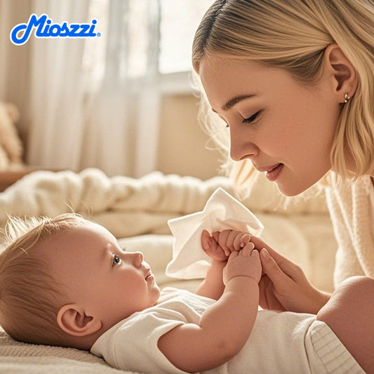 Mioszzi baby wet&nbsp;wipes with aloe vera extract are designed specifically for infant skin