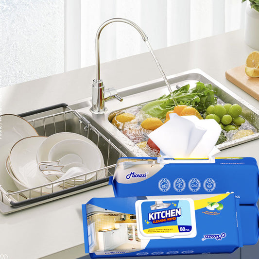 Mioszzi Kitchen Cleaning Wet Wipes, a cleaning tool designed specifically for the kitchen environment,
