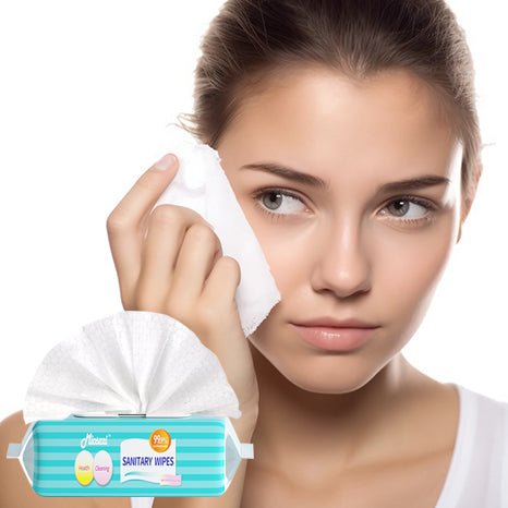 alcohol-free Mioszzi hygiene wipes are a viable option for face cleansing in most cases
