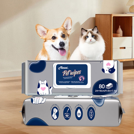 Mioszzi pet wet wipes use EDI pure water because it is mild and non-irritating,