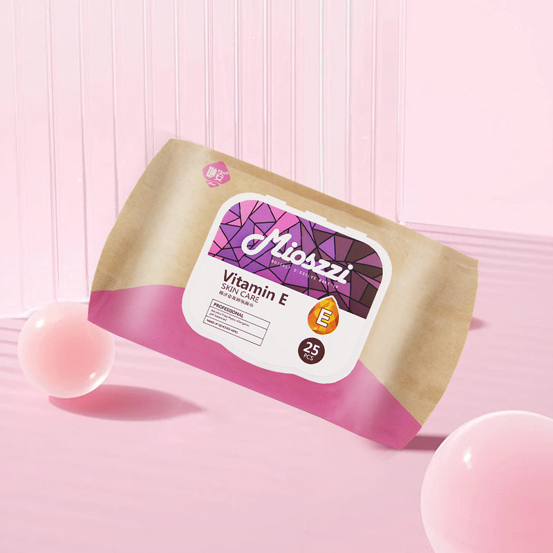 Mioszzi mild makeup remover wipes marked with "alcohol-free", "fragrance-free", "preservative-free" 