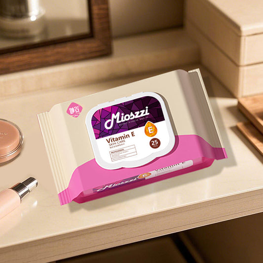 Mioszzi Makeup Remover Wet&nbsp;Wipes contain Vitamin E for effective skin care. 