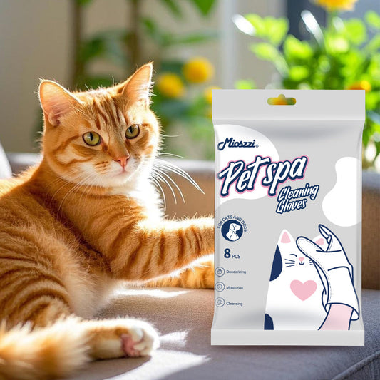 Mioszzi Pet Glove Wet Wipes, a cleaning product designed for pets