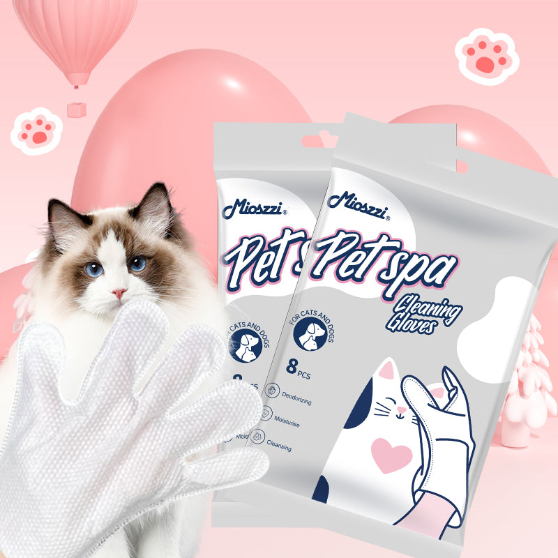 Mioszzi pet wet wipes are designed in the shape of a glove, demonstrating practicality and innovative thinking to bring convenience to pet owners. 