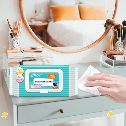 Mioszzi alcohol-free sanitary wipes are widely used in daily life, one of which is to wipe the dust off the uppers of shoes.