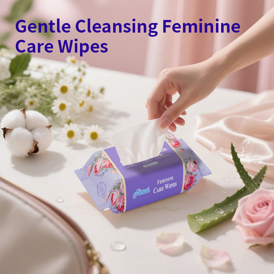 What are the thoughtful design highlights of the Mioszzi Feminine Wipes 40-pack? Is it convenient and hygienic to use?