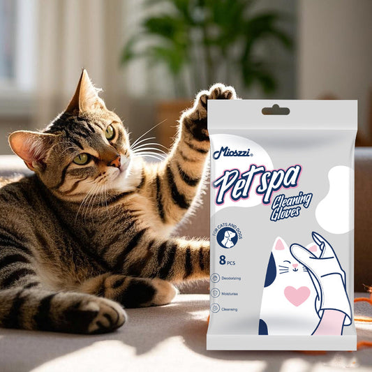 Mioszzi Pet Glove Wet&nbsp;Wipes have a high degree of fit, closely fitting the pet's body like a second skin