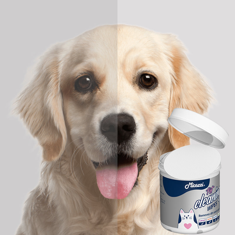 Mioszzi Pet Small Round Wet&nbsp;Wipes contain Vitamin E, which nourishes the pet's coat, making it soft and shiny