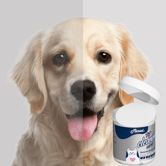 Mioszzi Pet Small Round Wet&nbsp;Wipes contain Vitamin E, which nourishes the pet's coat, making it soft and shiny