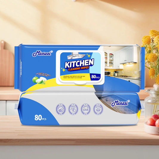 Mioszzi Kitchen Cleaning Wet&nbsp;Wipes can do the job of hood cleaning. 