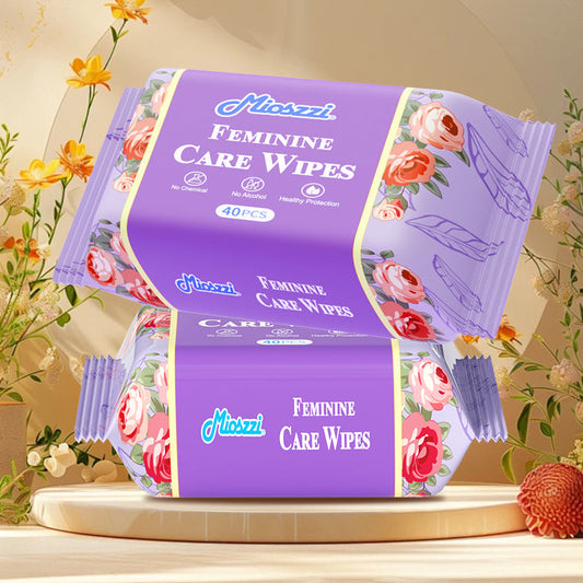 Mioszzi female private care wet wipes are acidic, designed to simulate the natural pH value of the private parts and maintain the balance of the microecology. 