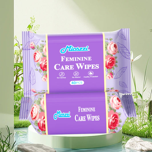 Mioszzi Wet Wipes for Women's Private Parts is a precise complement to daily cleansing and far exceeds the effectiveness of water cleansing. 