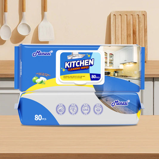 Although Mioszzi kitchen wet wipes are mainly used in the kitchen, their efficient decontamination and mild formula make them suitable for multiple scenarios, making them a “versatile cleaning tool.”