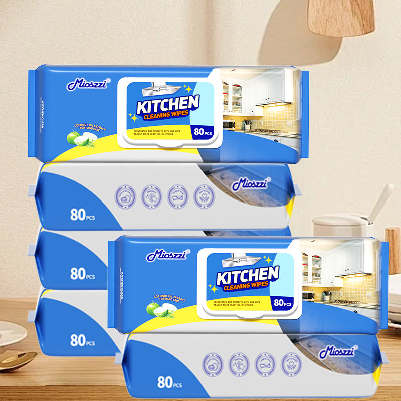 Mioszzi kitchen cleaning wipes undoubtedly bring a lot of convenience and innovation to modern homes, and their many advantages make kitchen cleaning more efficient and easy.