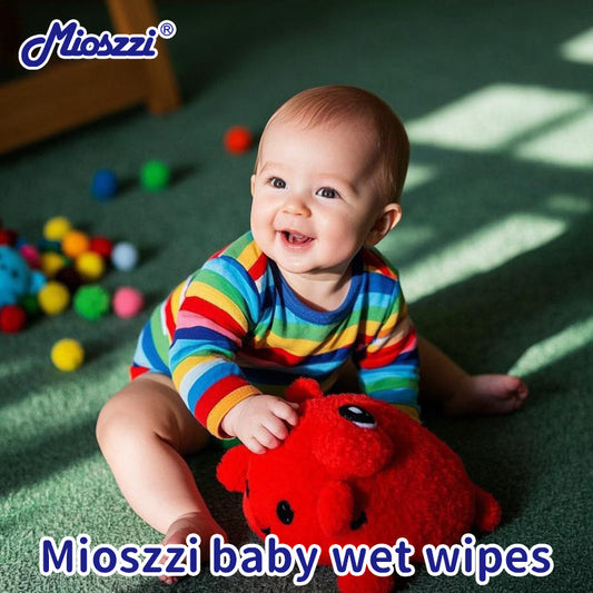 Mioszzi pure water baby wipes do not contain irritating ingredients such as alcohol and fragrances