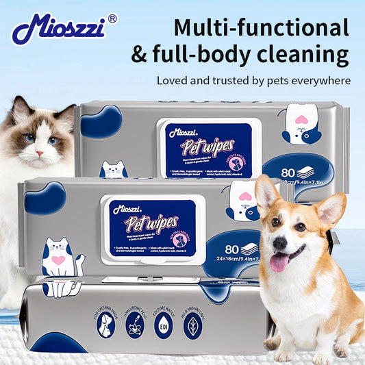 Mioszzi pet wipes are designed for pets and use food-grade safety formulas.