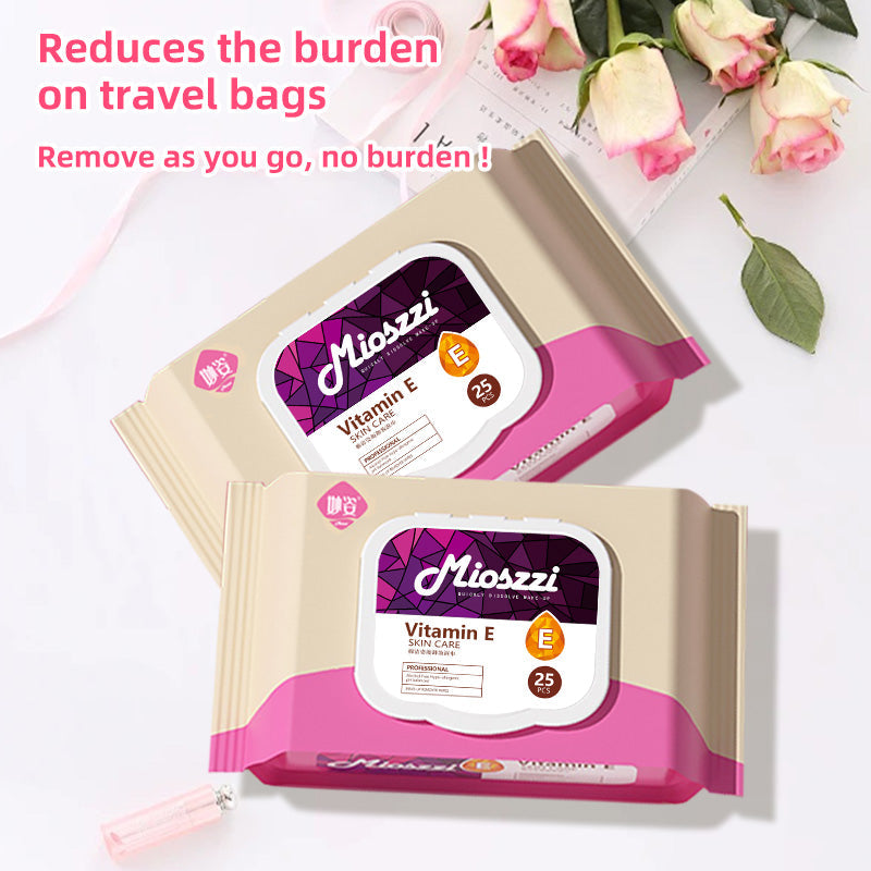 Makeup removal problem during travel? Mioszzi makeup remover wipes, a portable "clean partner"