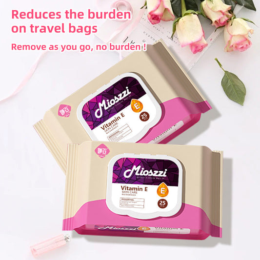 Makeup removal problem during travel? Mioszzi makeup remover wipes, a portable "clean partner"