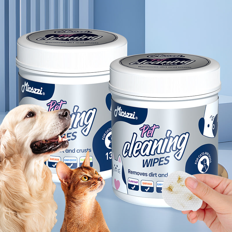 Mioszzi Round Pet Wet Wipes are easy to use,