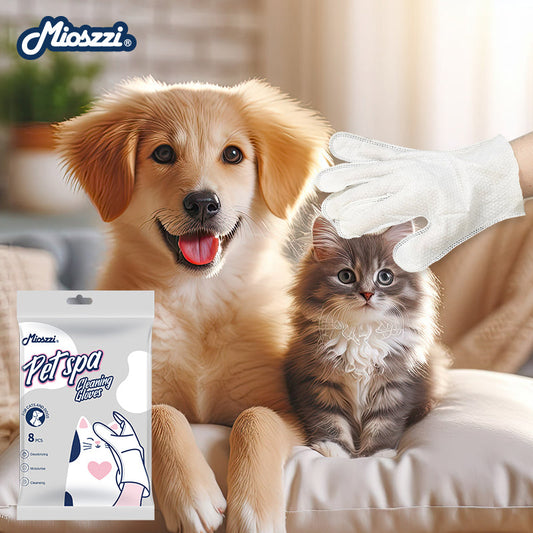 Proper use of Mioszzi Pet Glove Wet&nbsp;Wipes will keep your pet clean and healthy.