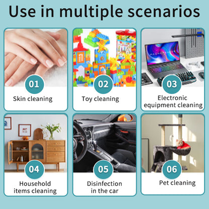 18 Packs of Best All-Purpose Cleaning Wet Wipes for Teens - Alcohol-Free No Dyes Formula Kills Germs Cleans Tough Messes Cell Phone & Electronics Cleaner Natural No Residue Moisturizing Antibacterial Force Wipes for Sensitive Skin