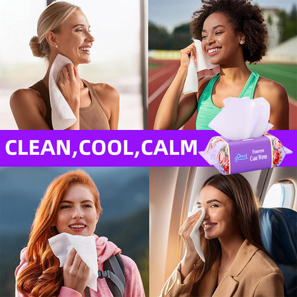 24 Packs Best Feminine Intimate Care Hygiene Wet Wipes for Odor Fragrance Free Butt & Armpit Cleaning Antibacterial Travel & on the Go Friendly Cleaning Incontinence Poop Extra Large Feminine Purifying & Deodorizing Sanitation Body Wipes