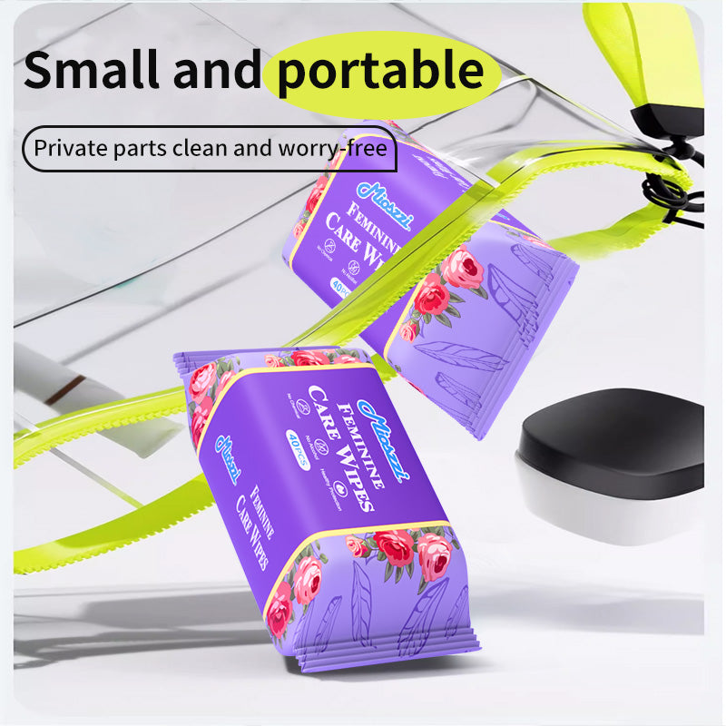 1. No irritating chemicals, friendly to private parts, will not destroy the normal pH value of the skin.

2. Can quickly wipe off sweat and secretions, effectively relieve itching and deodorize.

3. Selected non-woven fabric material, soft, skin-friendly and elastic, not easy to break when wiping.

4. Widely applicable, suitable for cleaning after gym exercise, swimming, and toileting.

5. Resealable 40-piece bag, small and portable, convenient for travel and camping.
